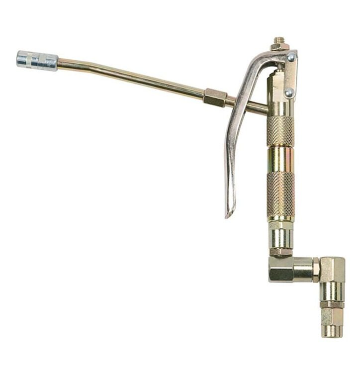 A picture of the side view of a hose holder.